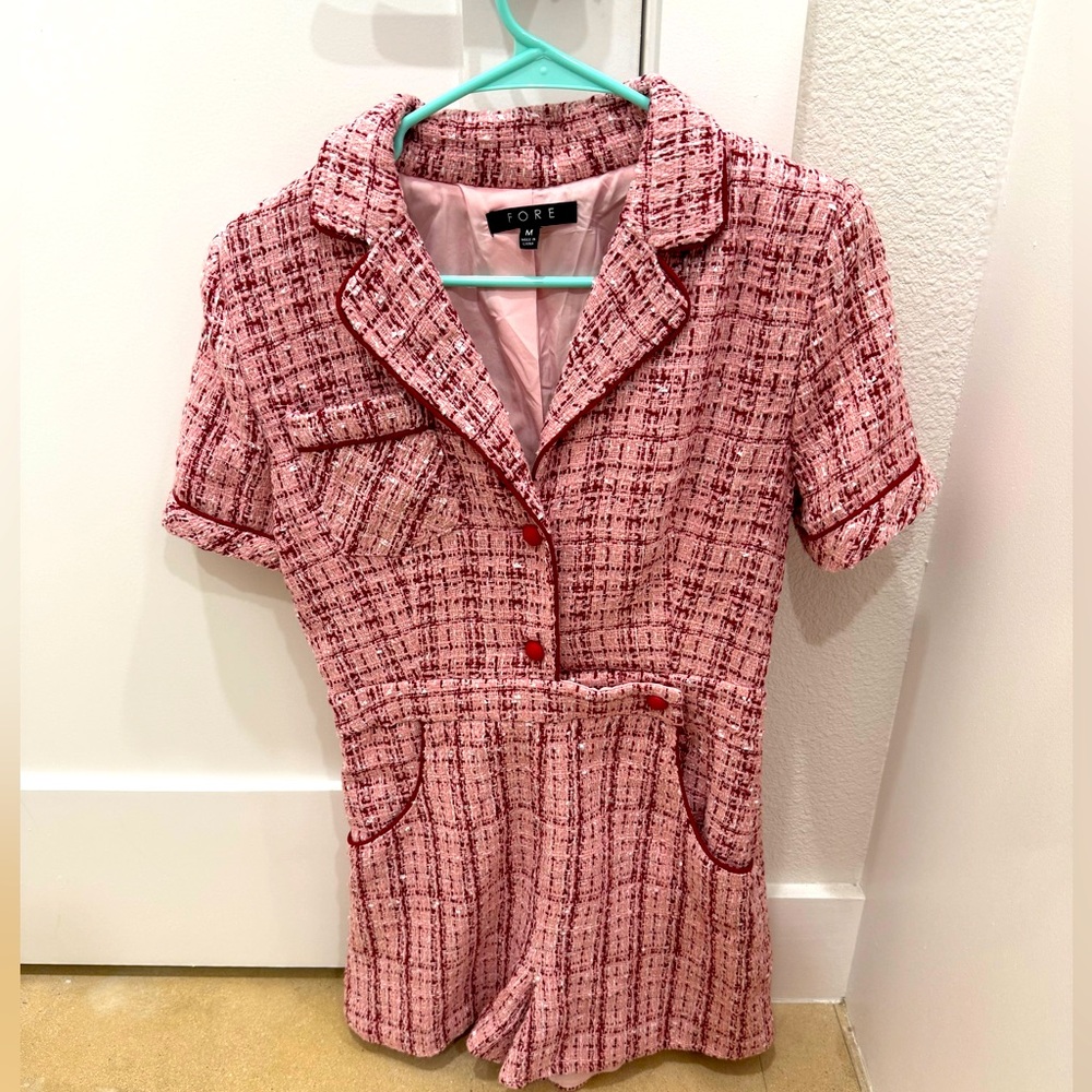 Tweed Romper Size Medium